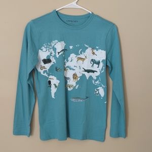 NWT Girls Crewcut Long Sleeve Shirt Sz L (10-11)